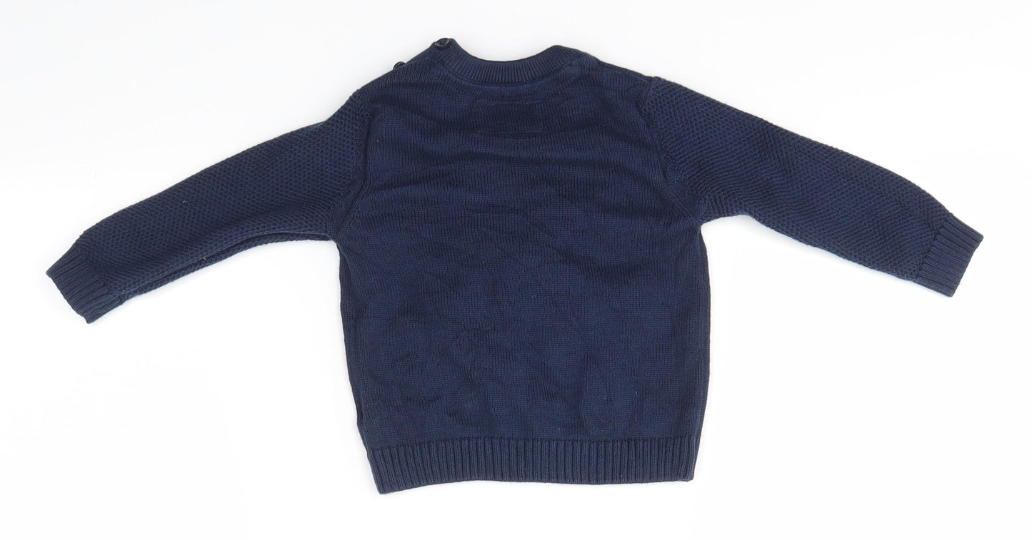 Preworn Baby Multicoloured   Pullover Jumper Size 9-12 Months  - festive christmas