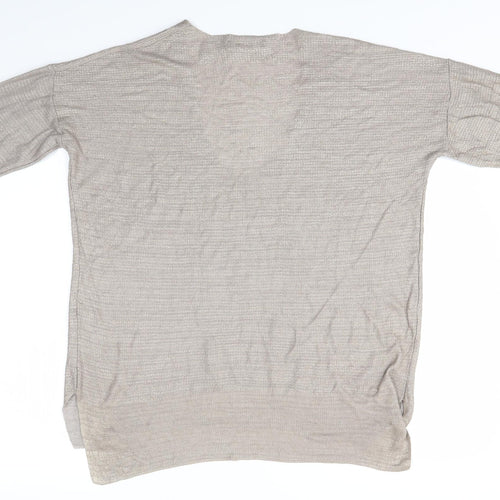 Zara Womens Brown   Pullover Jumper Size L