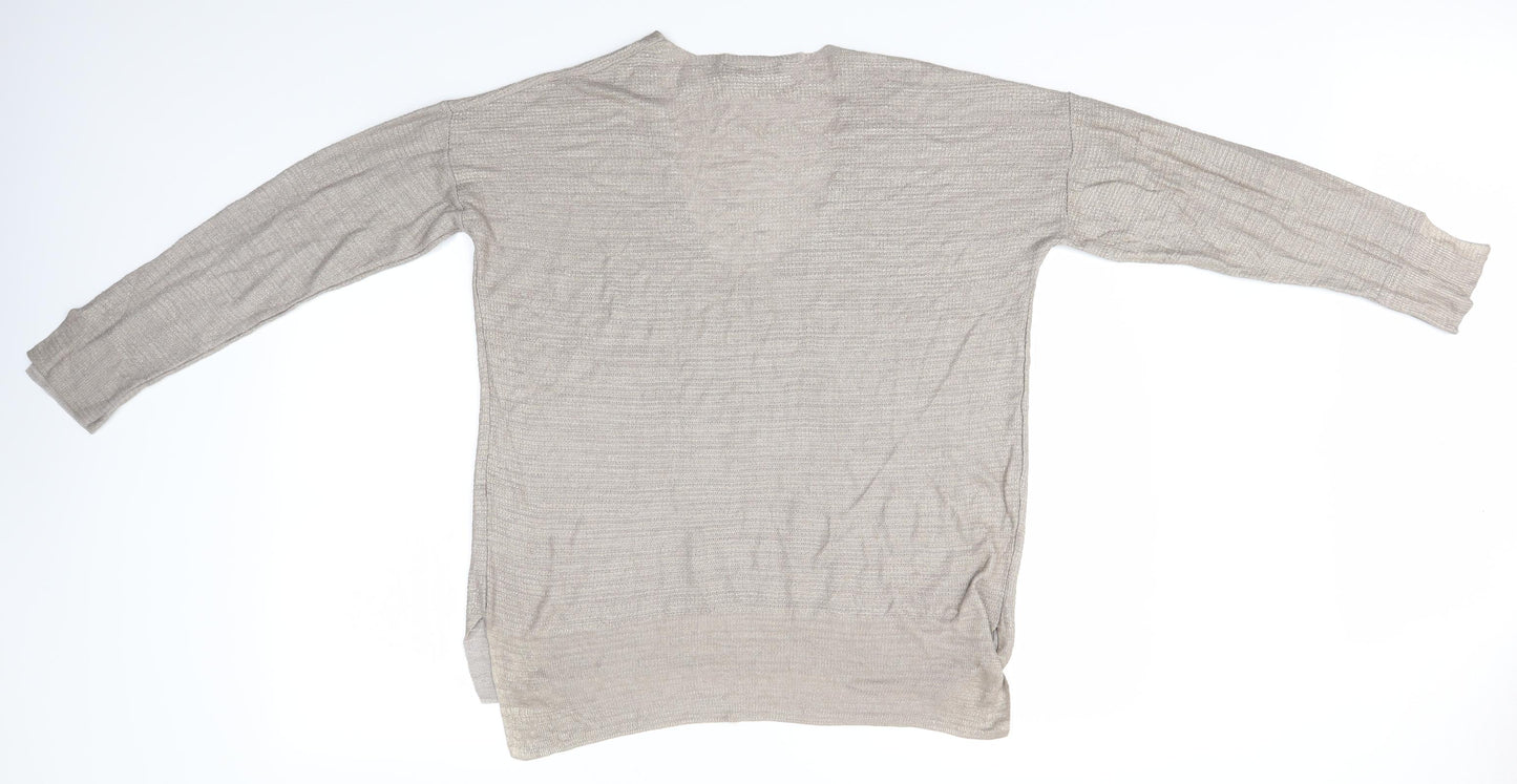 Zara Womens Brown   Pullover Jumper Size L