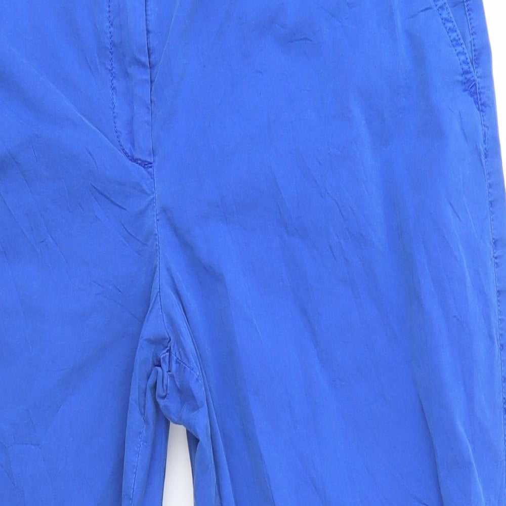 M&S Womens Blue   Trousers  Size 18 L27 in