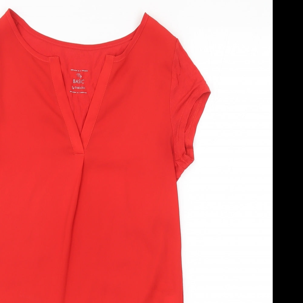Camayeu Womens Red   Basic Blouse Size XS