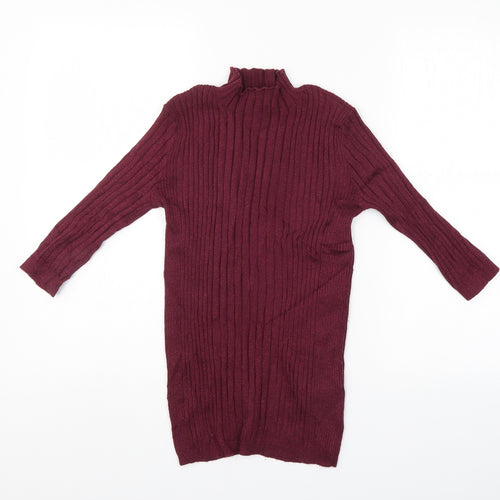 Atmosphere Womens Purple Striped  Pullover Jumper Size 10