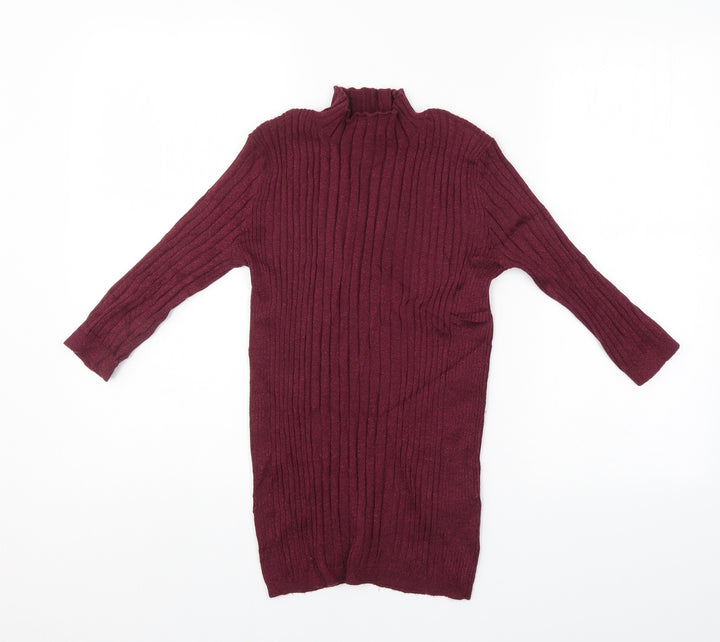 Atmosphere Womens Purple Striped Pullover Jumper Size 10