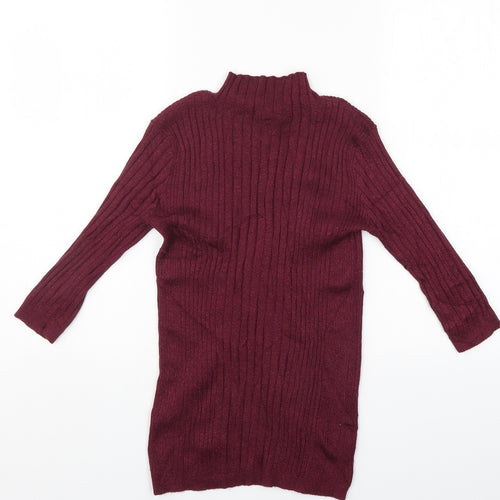 Atmosphere Womens Purple Striped  Pullover Jumper Size 10