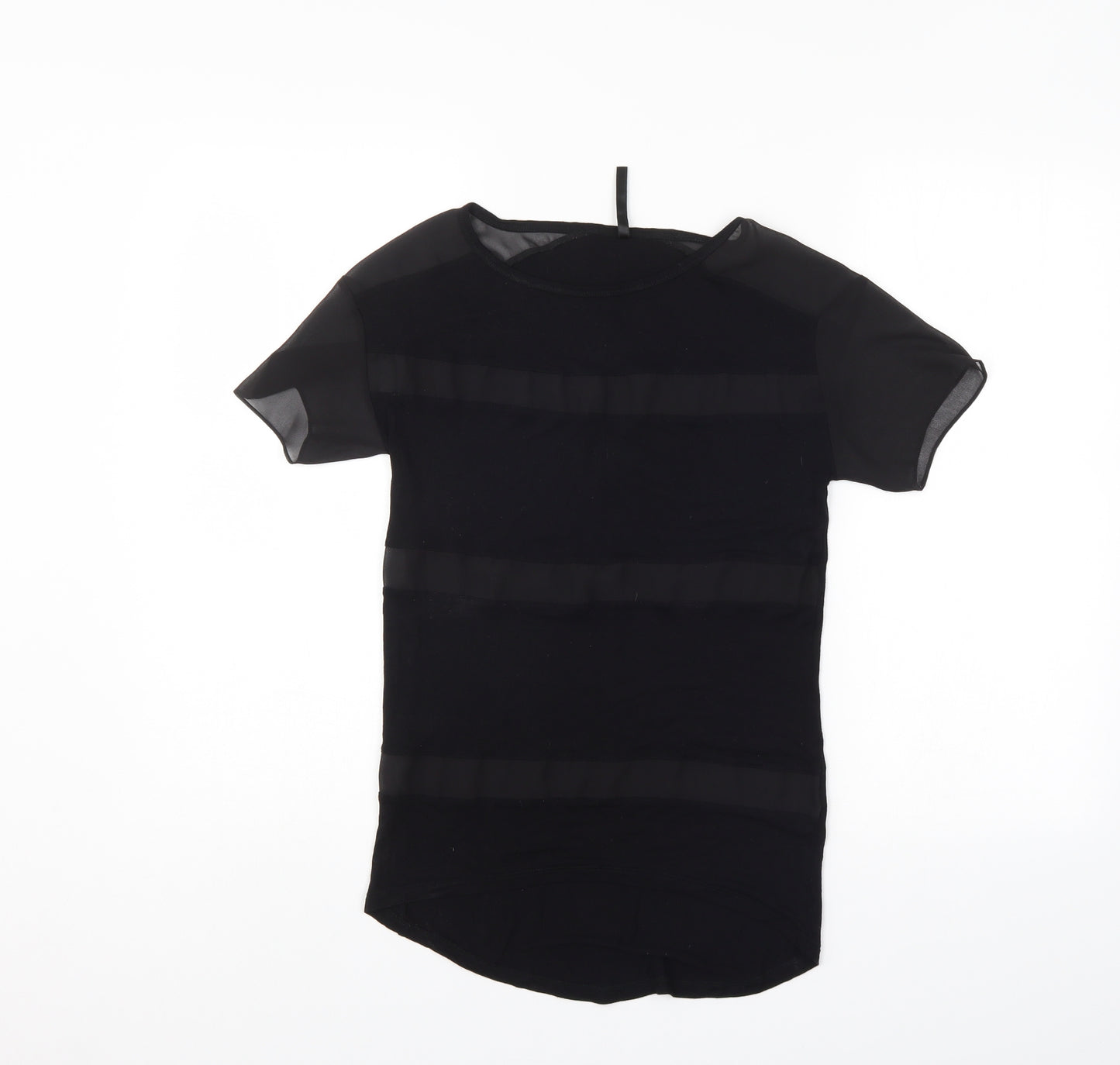 Karen Millen Womens Black   Tunic T-Shirt Size 6