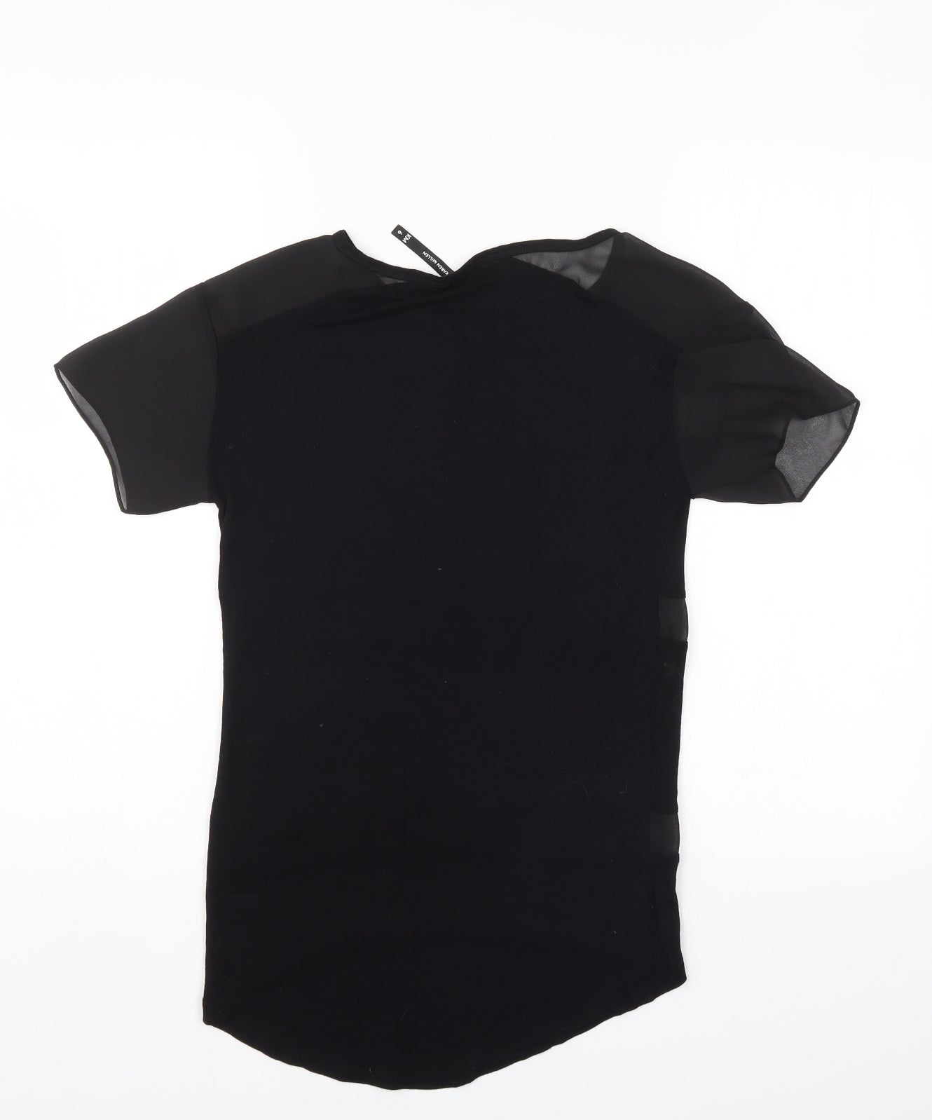 Karen Millen Womens Black   Tunic T-Shirt Size 6