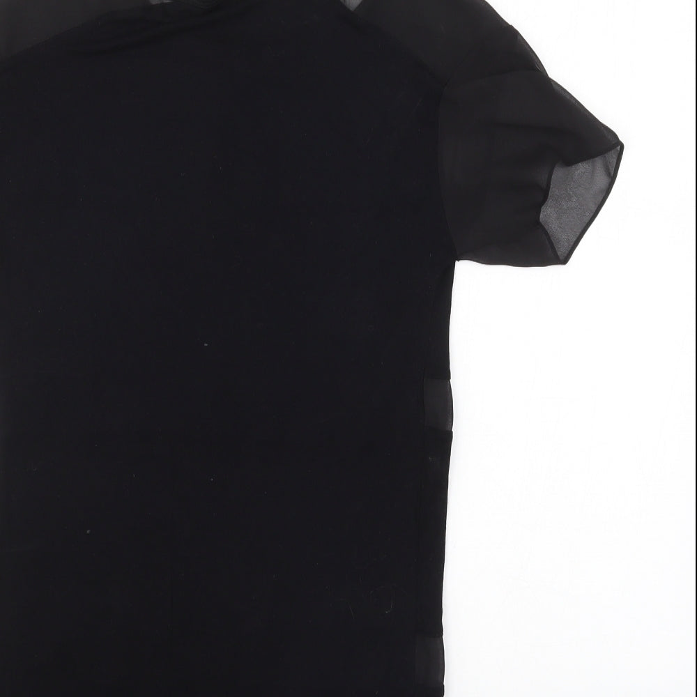 Karen Millen Womens Black   Tunic T-Shirt Size 6