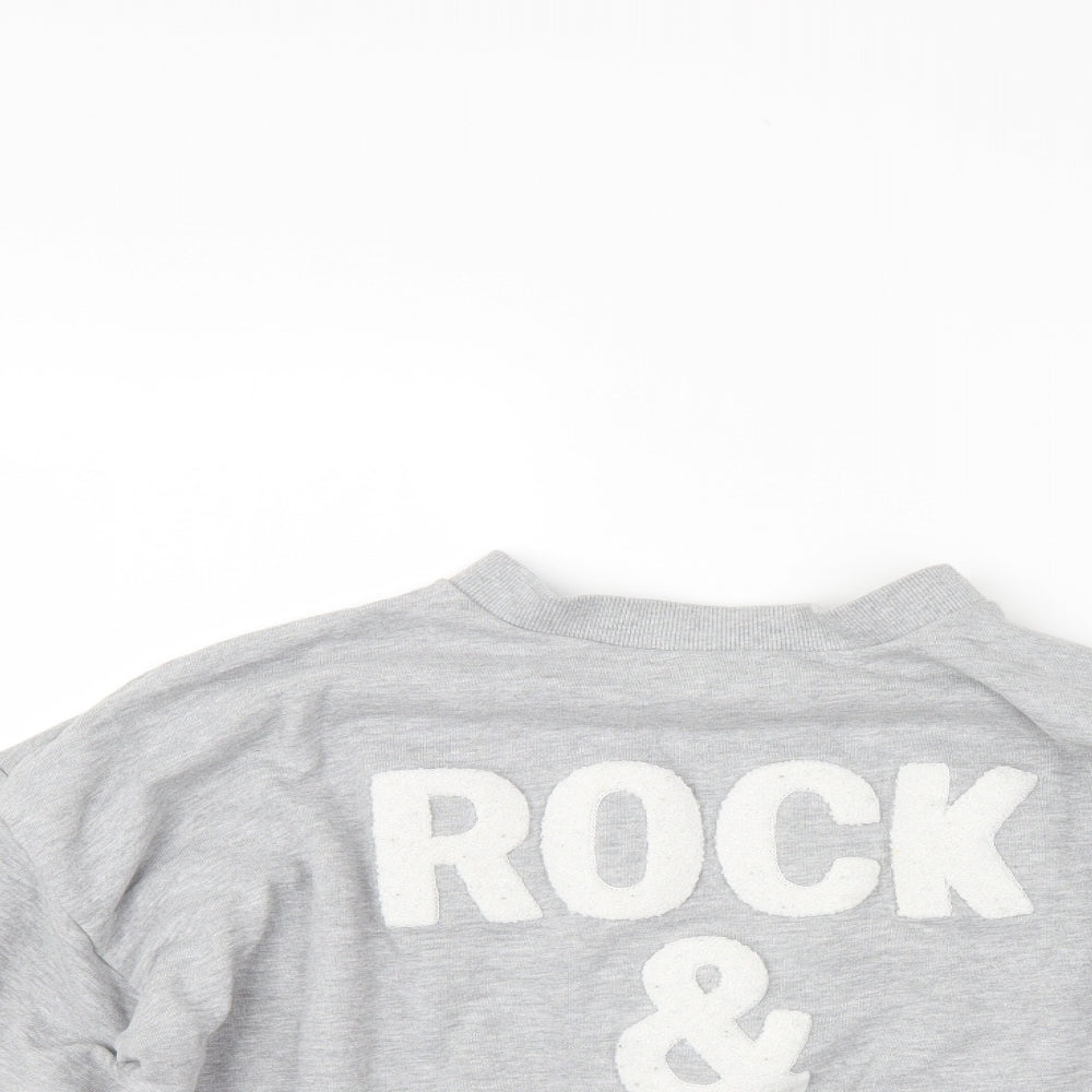 Cameo Rose Womens Grey   Pullover Sweatshirt Size S