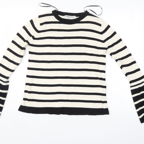 Brave Soul Womens Multicoloured Striped  Pullover Jumper Size 12