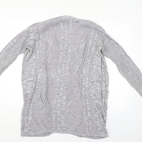 Papaya Womens Grey   Cardigan Jumper Size S
