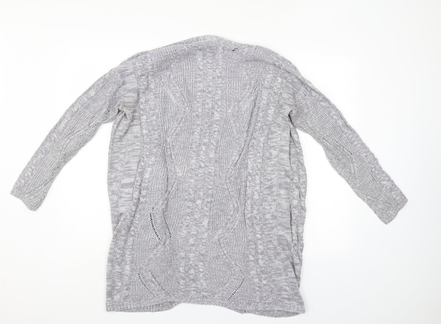 Papaya Womens Grey   Cardigan Jumper Size S