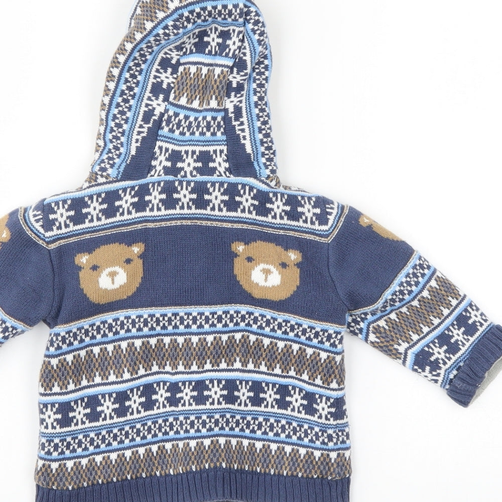 TU Boys Multicoloured   Jacket Coatigan Size 9-12 Months
