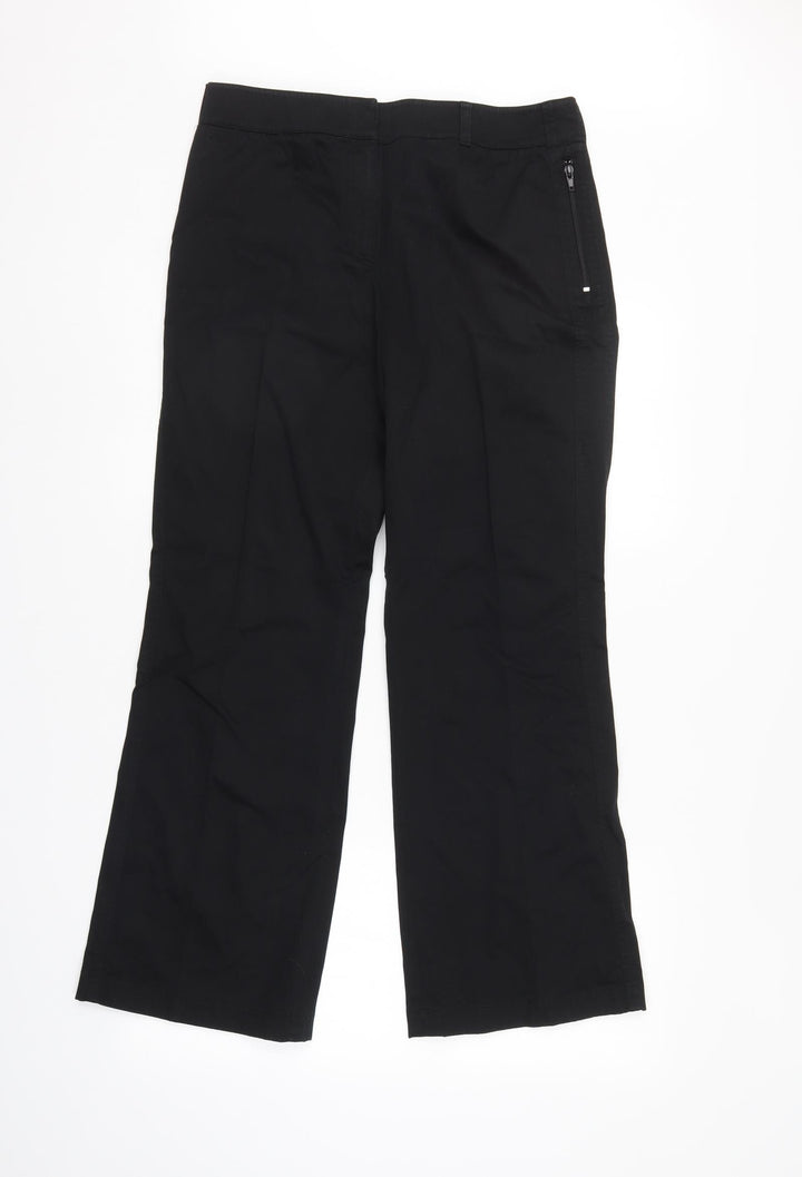 Betty Barclay Womens Black Trousers Size 12 L29 in