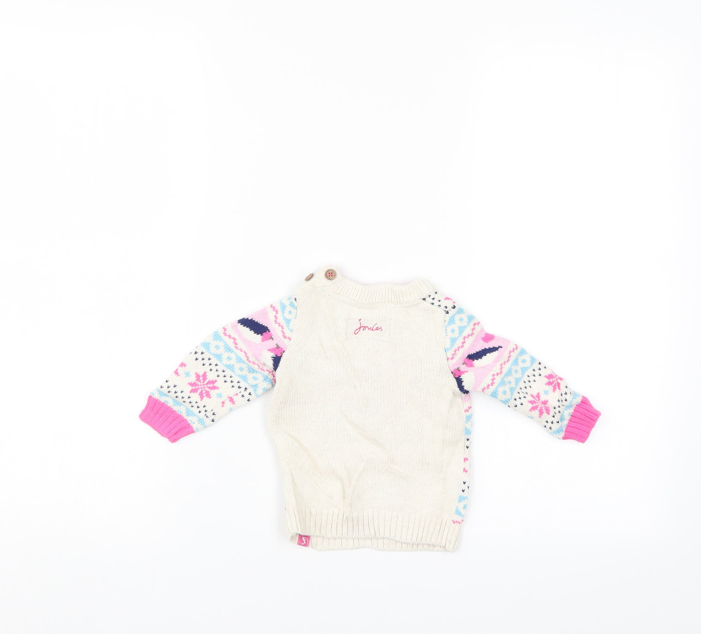 joules knitwear Girls Multicoloured   Pullover Jumper Size 0-3 Months