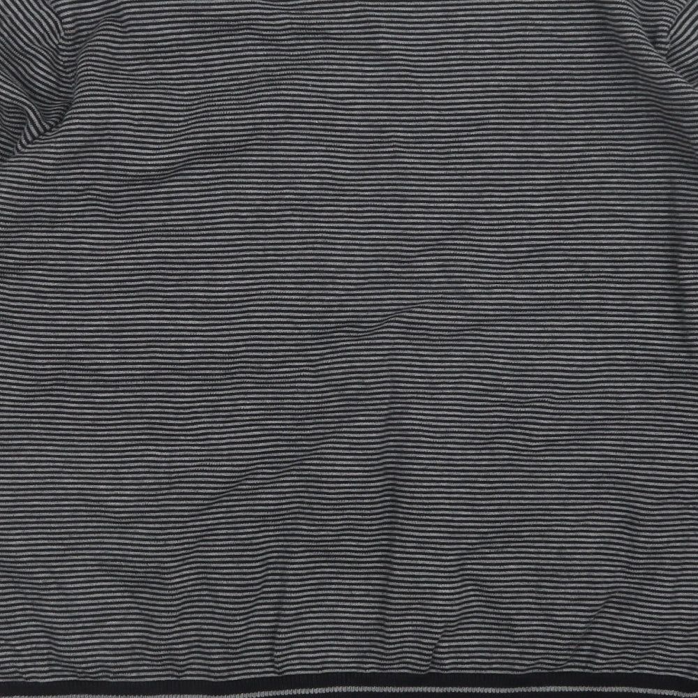 M&S Mens Multicoloured Striped  Pullover Jumper Size L
