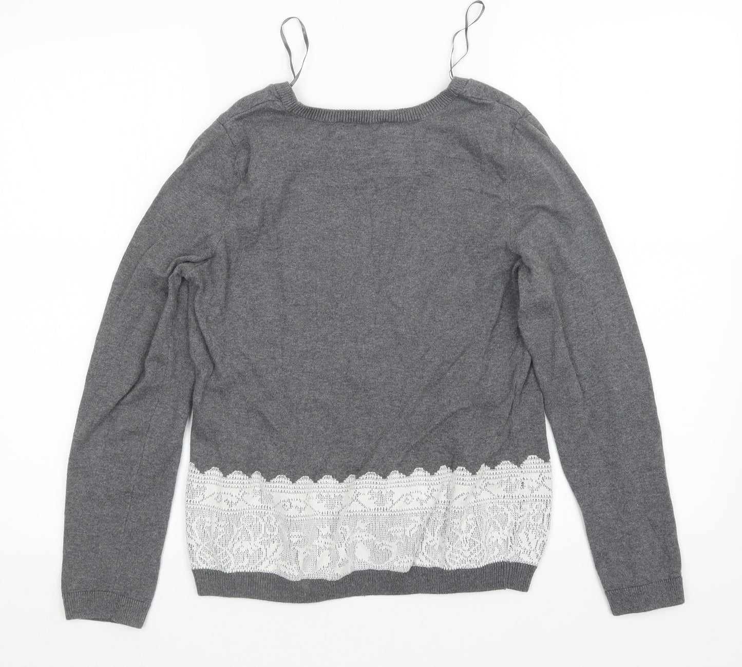 Dorothy Perkins Womens Grey   Pullover Jumper Size 12