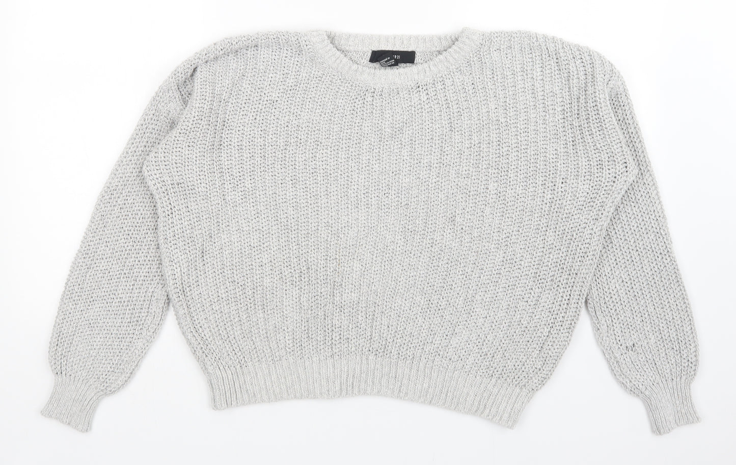 FOREVER 21 Womens Grey   Pullover Jumper Size M