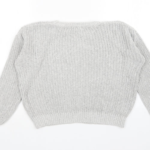 FOREVER 21 Womens Grey   Pullover Jumper Size M