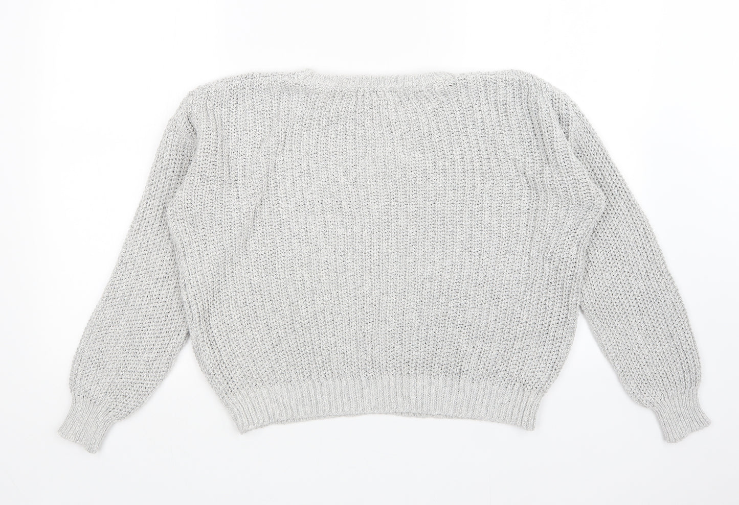 FOREVER 21 Womens Grey   Pullover Jumper Size M