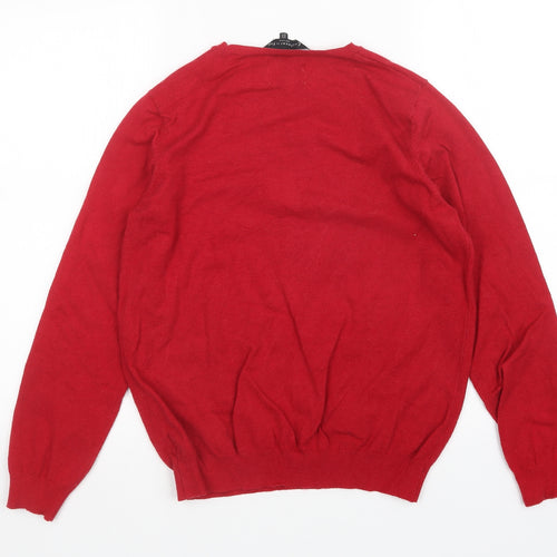 F&F Womens Red   Pullover Jumper Size 14  - Christmas