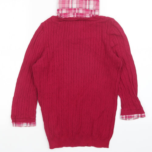 Debenhams Womens Pink   Pullover Jumper Size 10