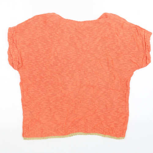 George Womens Orange   Pullover Jumper Size 12