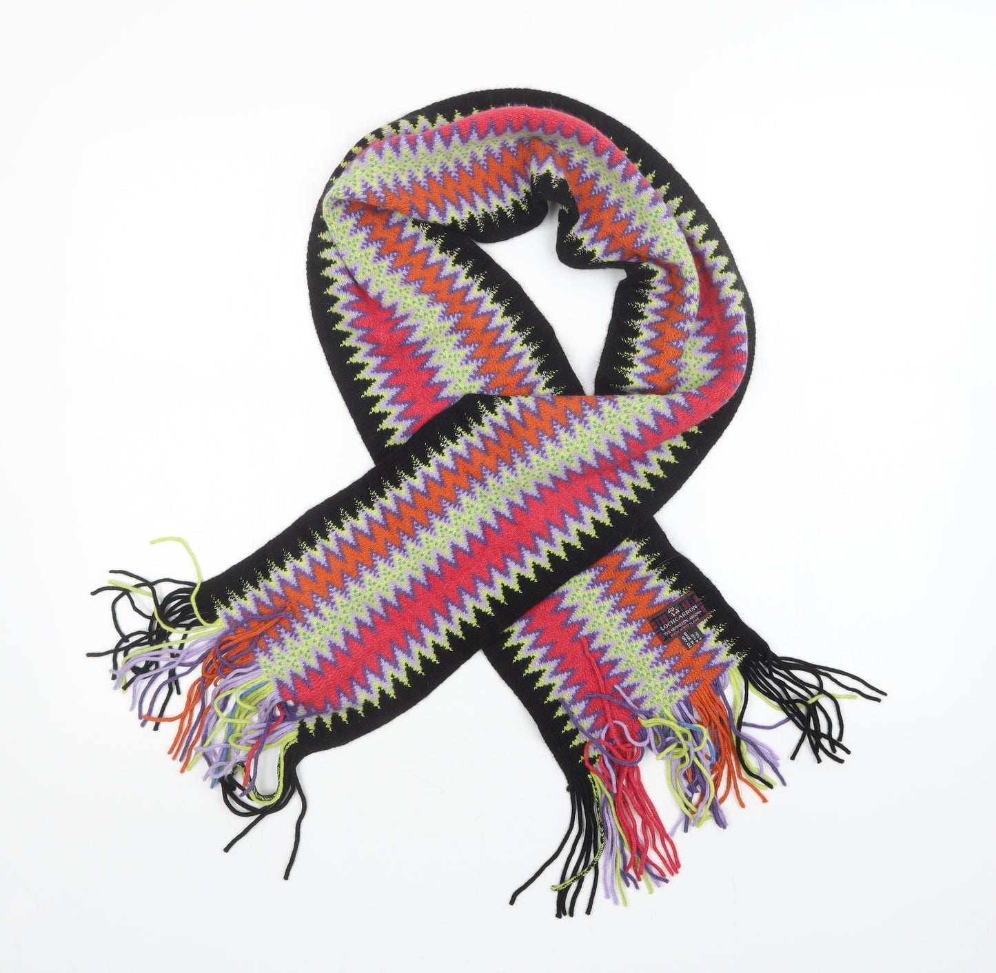 Lochcarron Womens Multicoloured Striped   Scarf