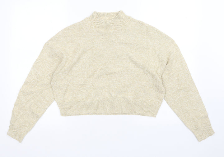 H&M Womens Beige Pullover Jumper Size S