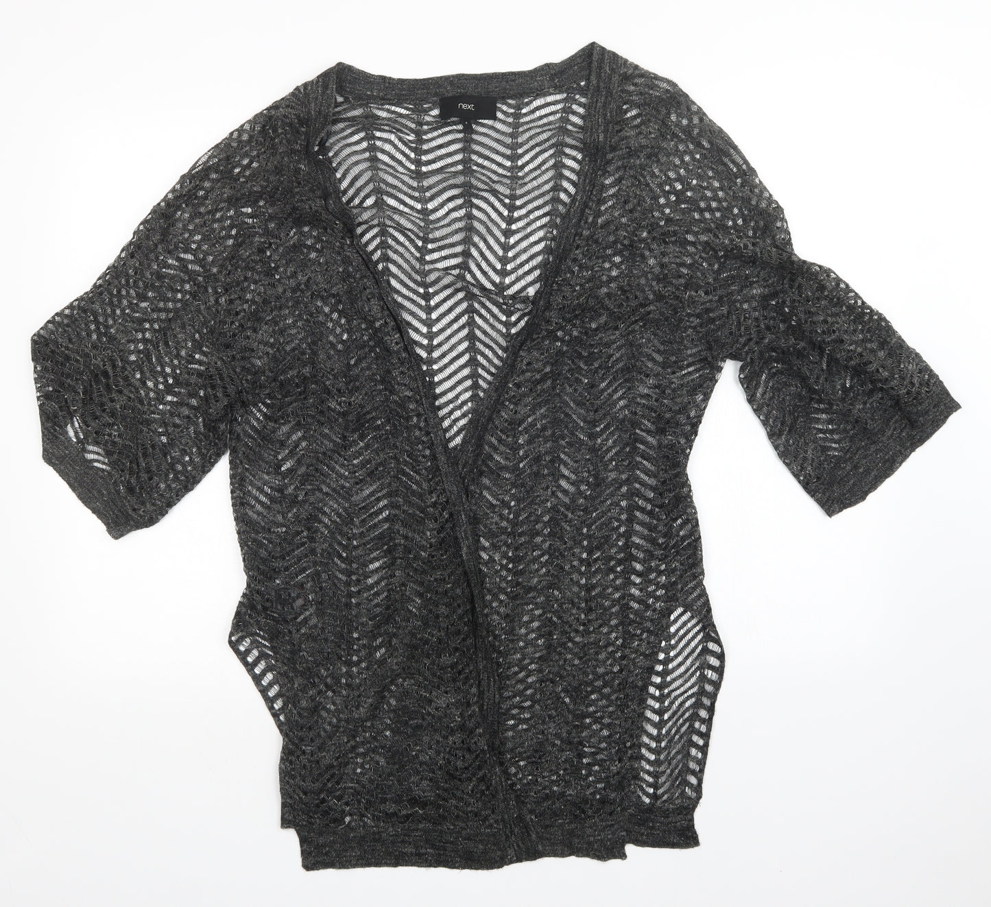 NEXT Womens Grey   Cardigan Jumper Size 8