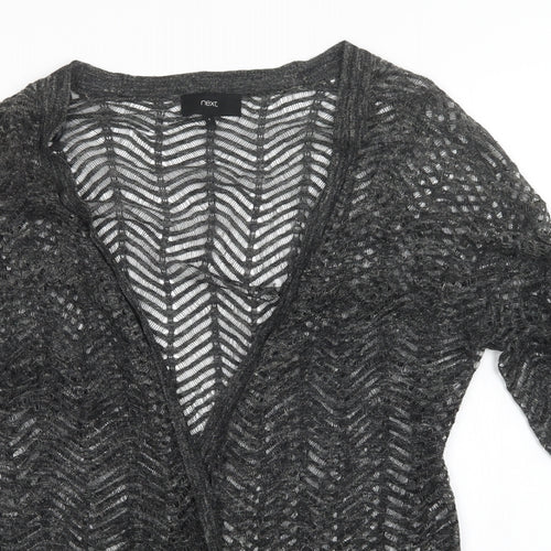 NEXT Womens Grey   Cardigan Jumper Size 8