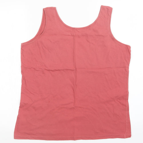 Casual Club Mens Red   Basic Tank Size L