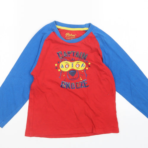 Primark Boys Multicoloured    Pyjama Top Size 5-6 Years