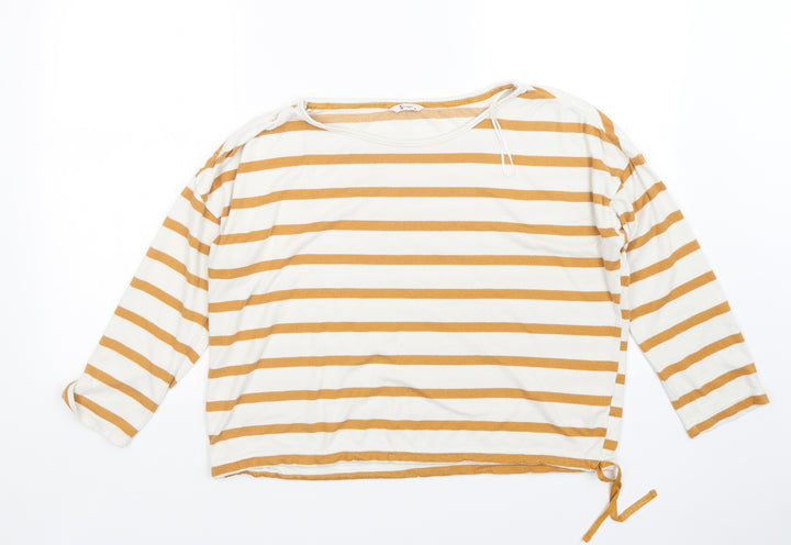 TU Womens Multicoloured Striped  Pullover Jumper Size 10