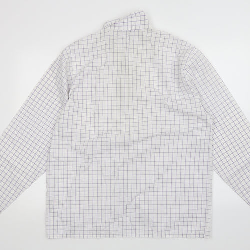 M&S Mens Multicoloured Check   Button-Up Size M