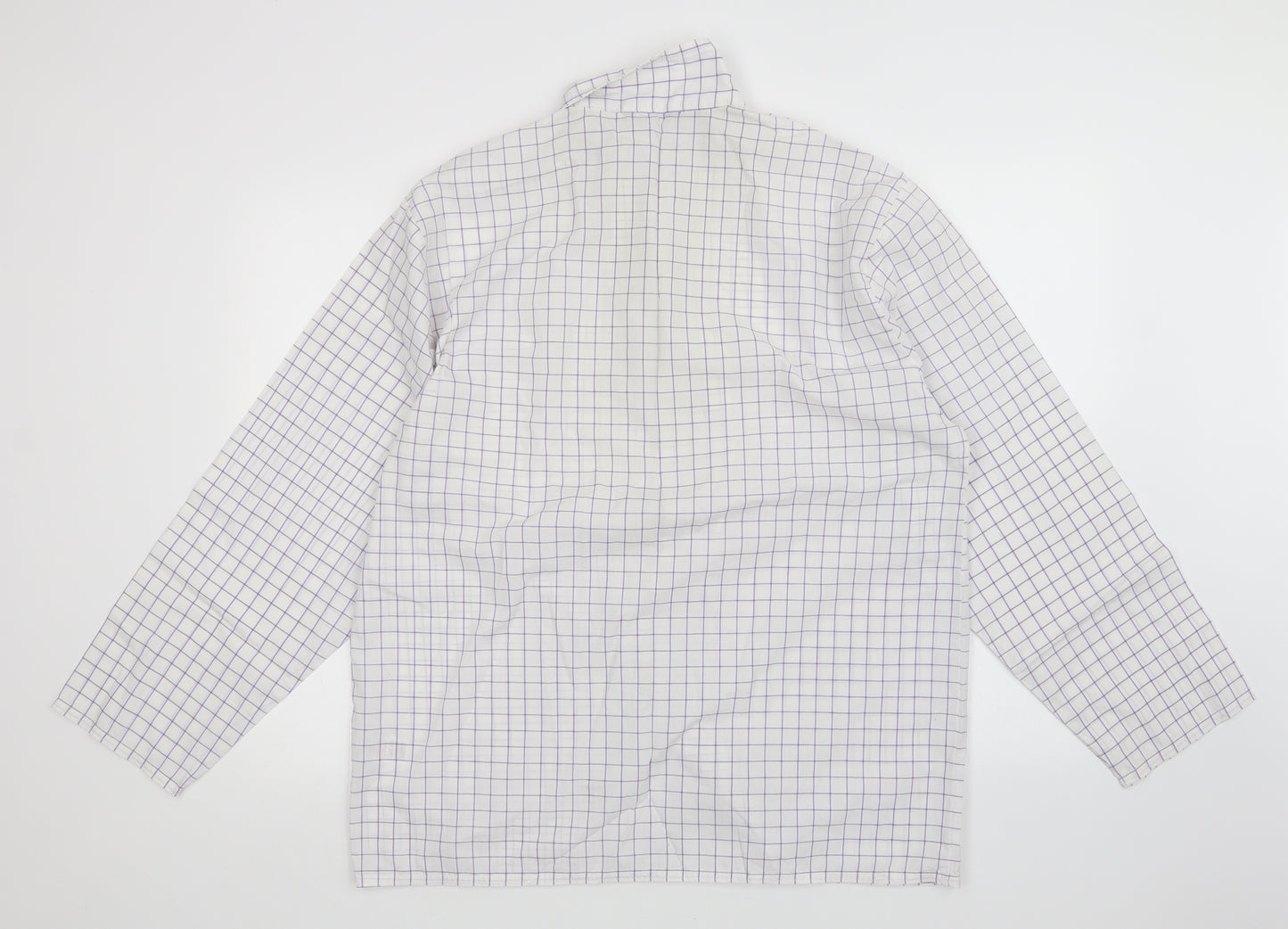 M&S Mens Multicoloured Check   Button-Up Size M
