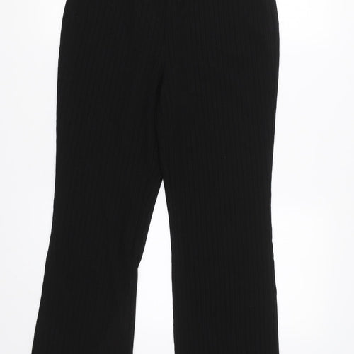 Papaya Womens Black   Trousers  Size 12 L25 in