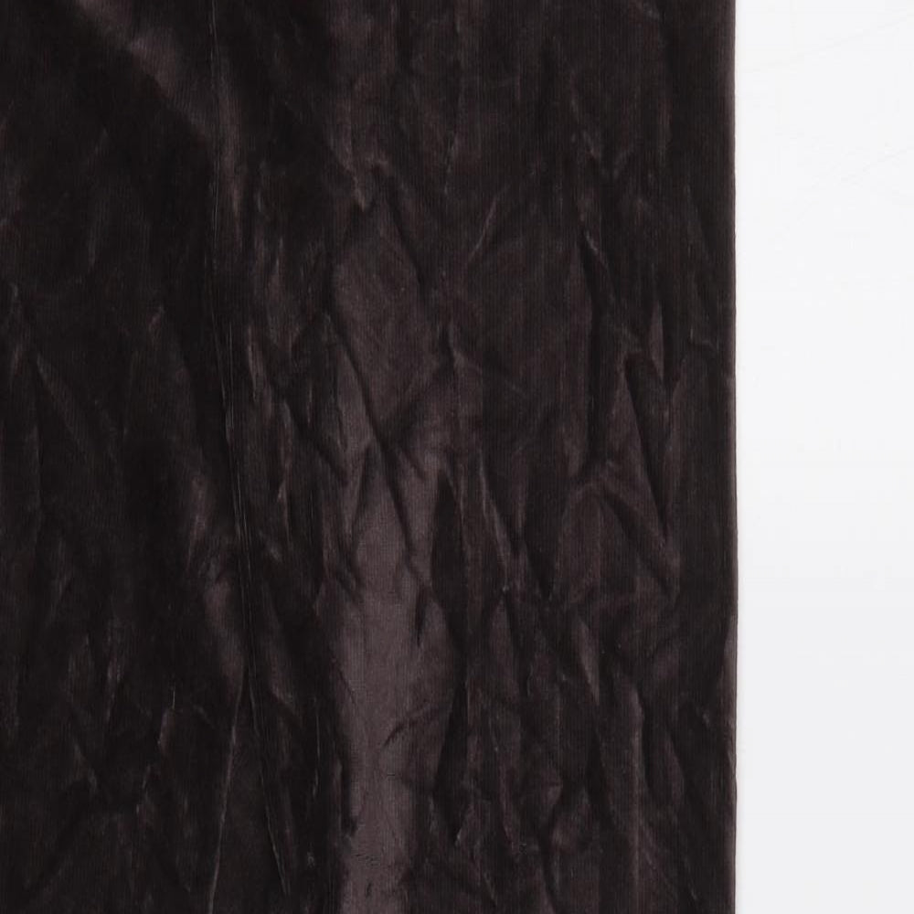 M&S Womens Brown   Jegging Trousers Size 14 L25 in