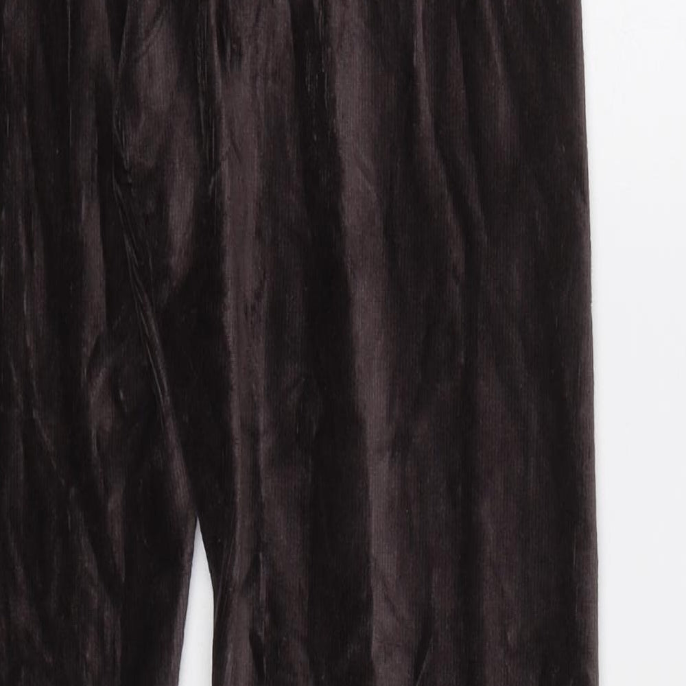 M&S Womens Brown   Jegging Trousers Size 14 L25 in