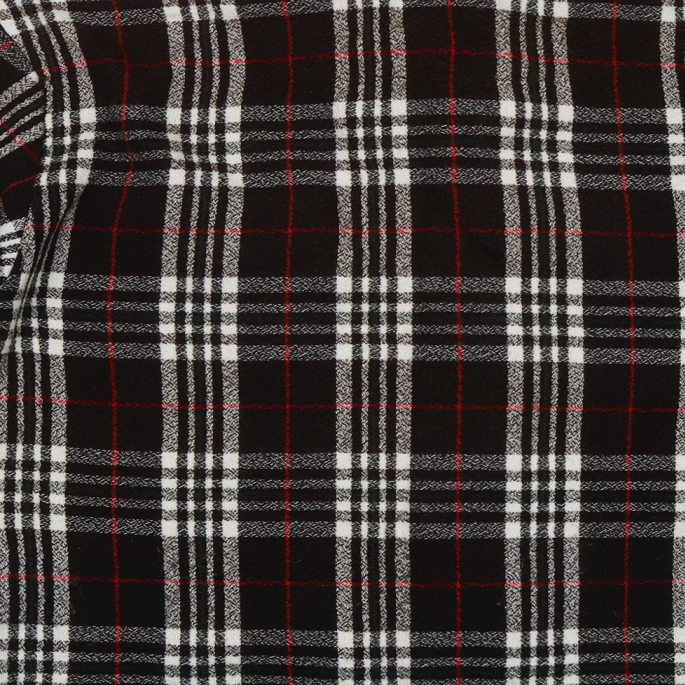 ABC Collection Mens Brown Check   Button-Up Size XL
