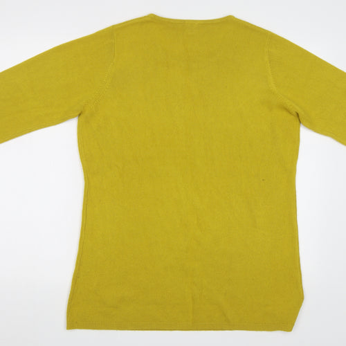 Stiock Shop Womens Yellow   Pullover Jumper Size XL