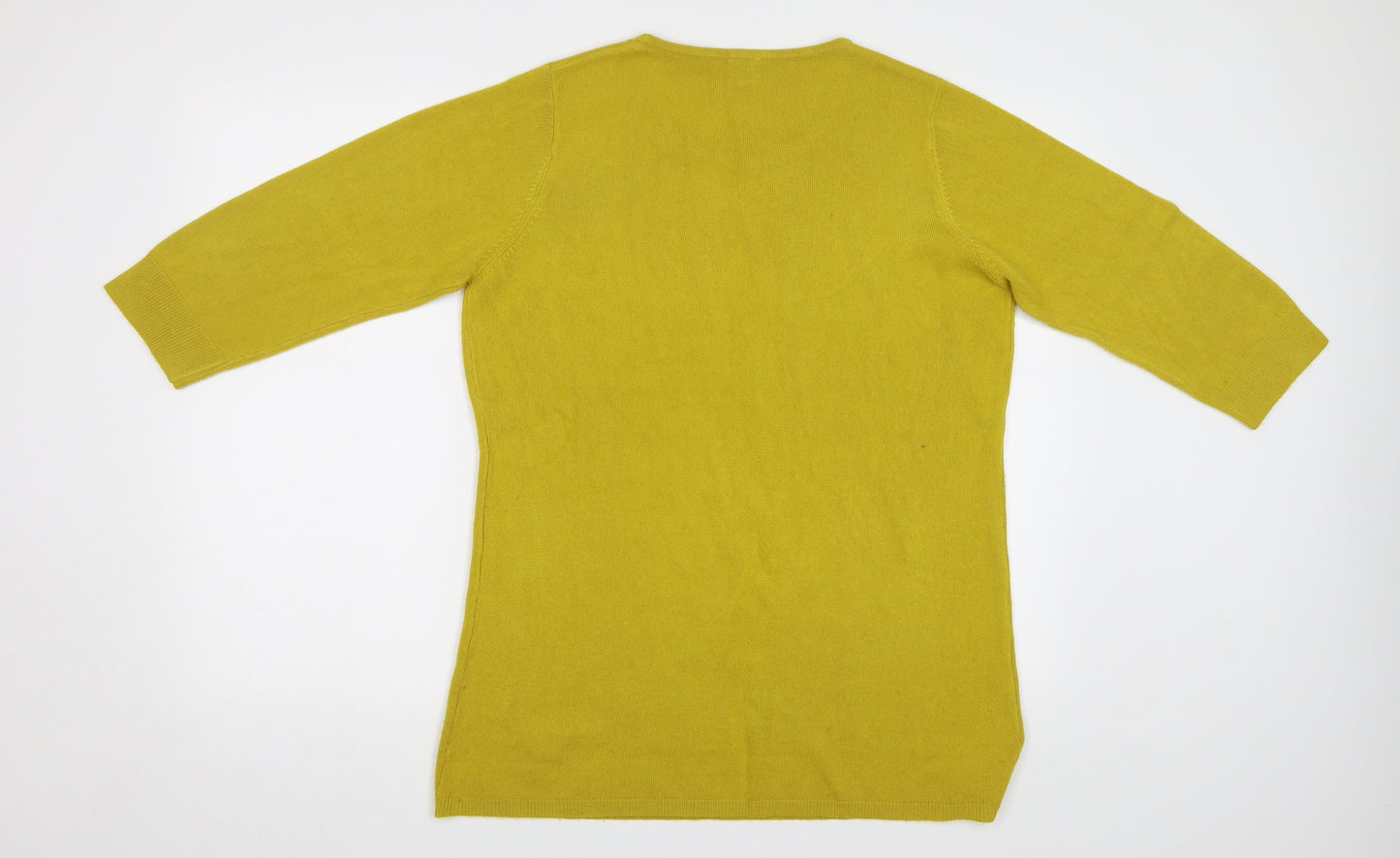 Stiock Shop Womens Yellow   Pullover Jumper Size XL