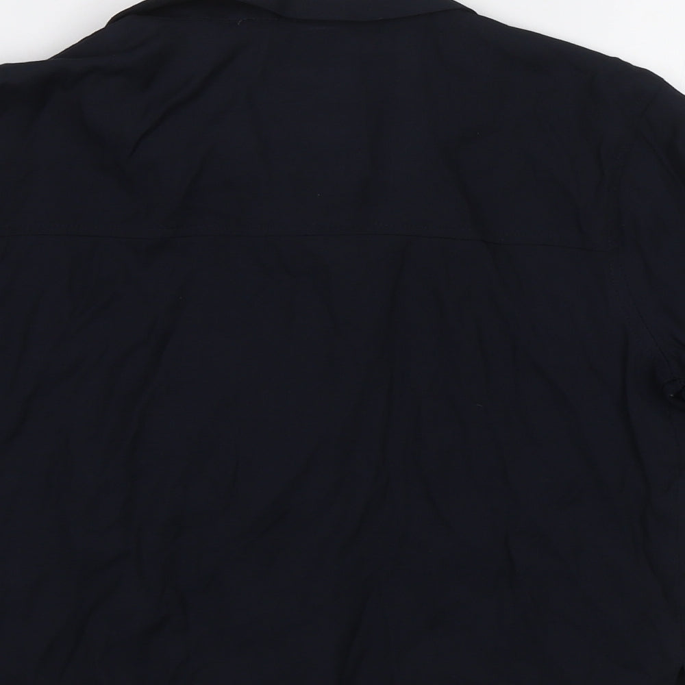 Primark Womens Blue   Basic Button-Up Size 8