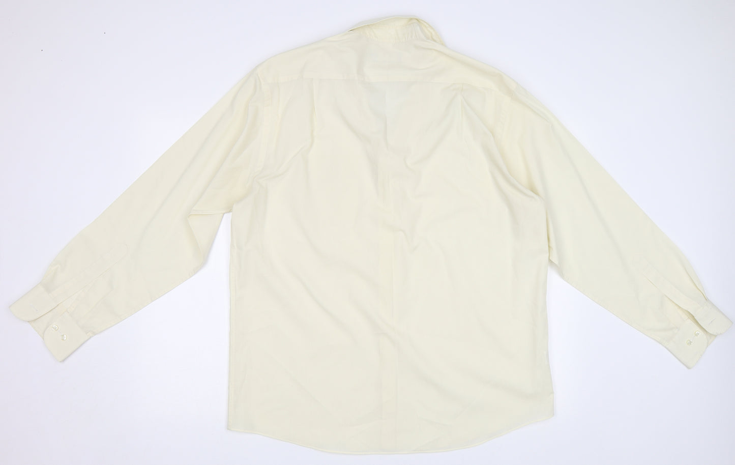 M&S Mens Ivory    Dress Shirt Size 16.5