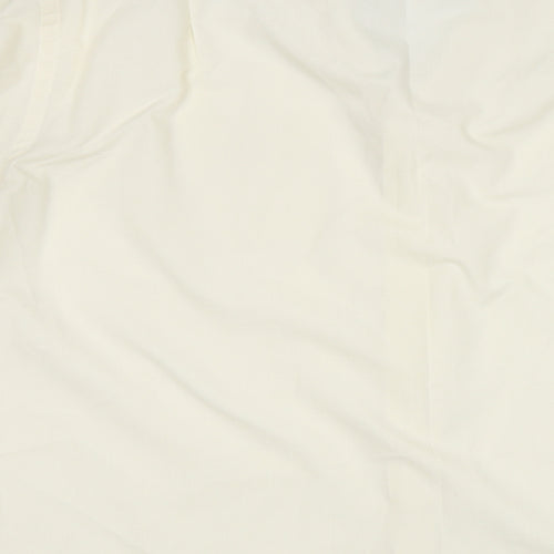 M&S Mens Ivory    Dress Shirt Size 16.5