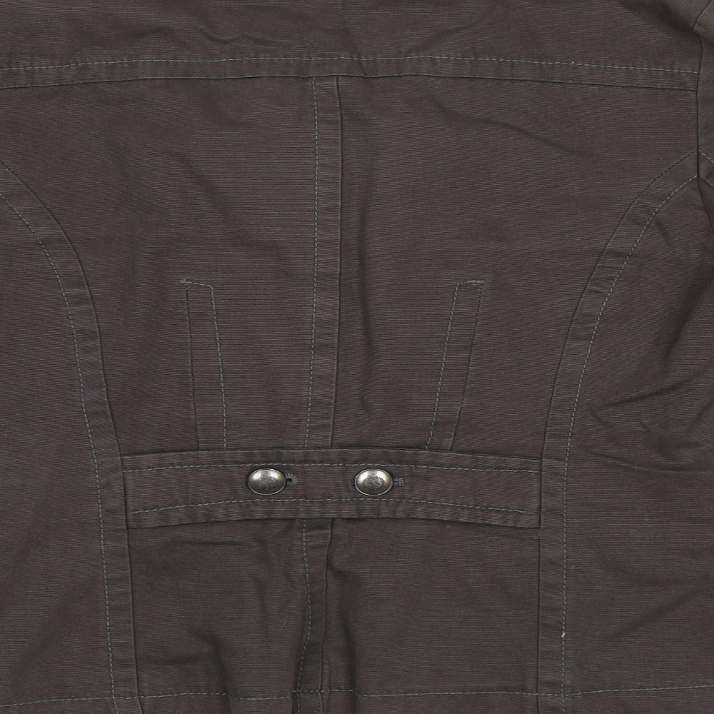 NEXT Womens Brown   Military Jacket Jacket Size 12