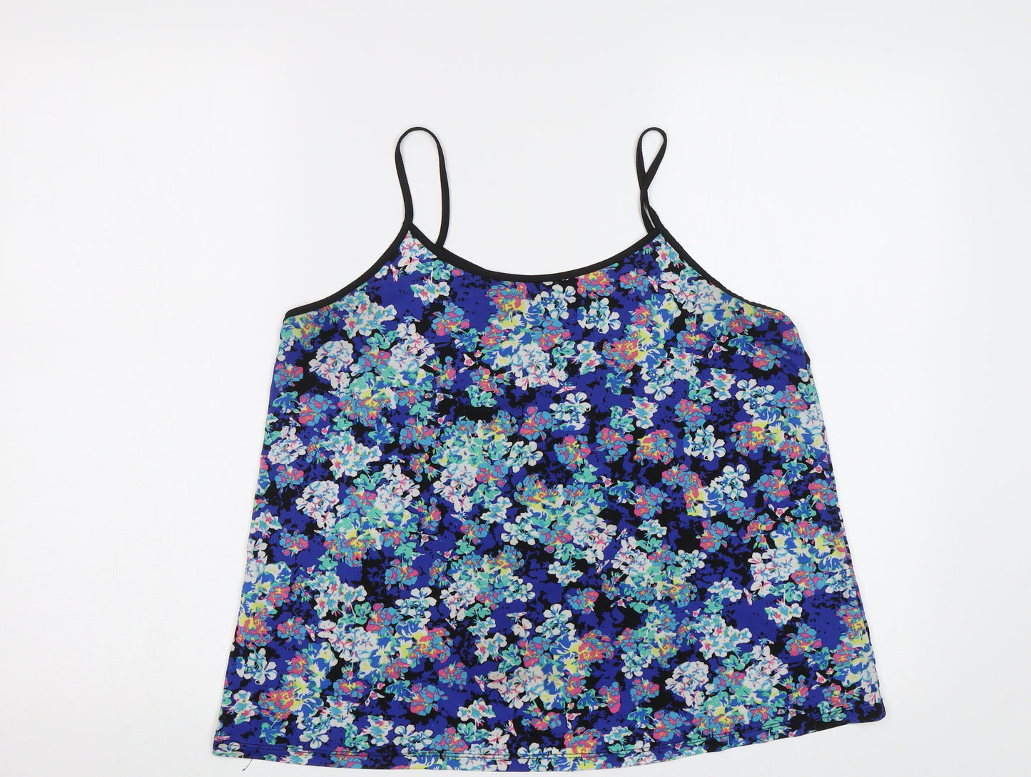 Primark Womens Blue Floral  Camisole Tank Size 10