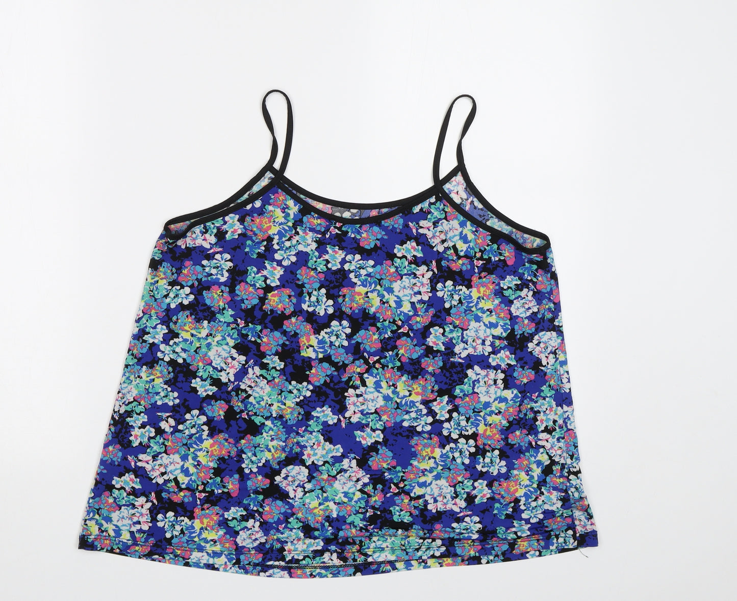 Primark Womens Blue Floral  Camisole Tank Size 10