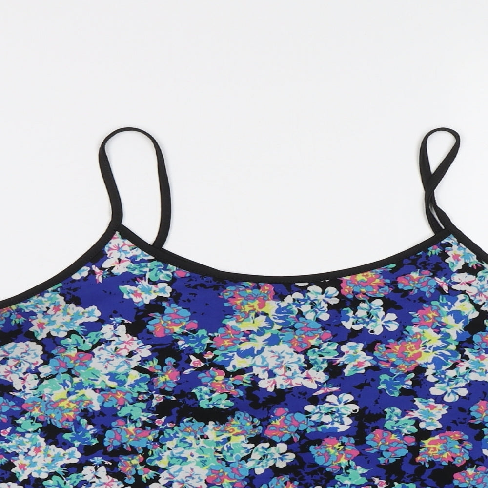 Primark Womens Blue Floral  Camisole Tank Size 10