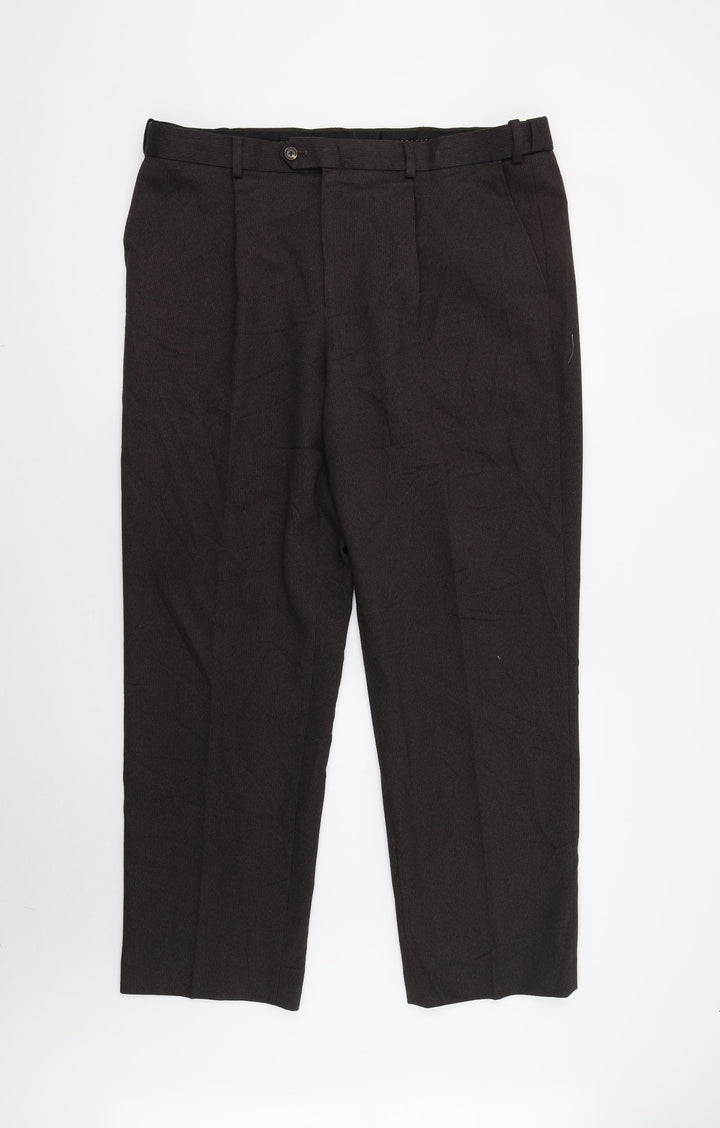 BHS Womens Brown Trousers Size 38 L31 in