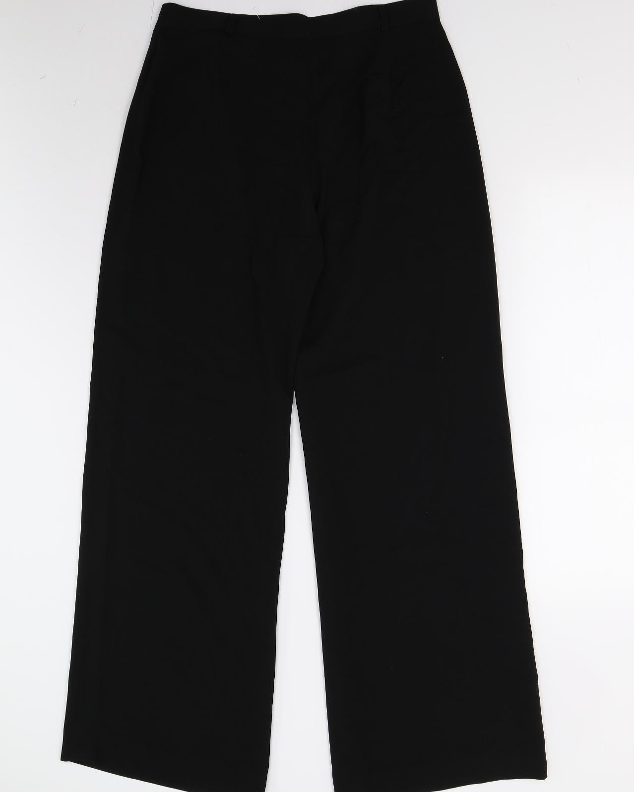 Oasis Womens Black   Trousers  Size 14 L30 in